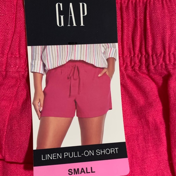 Women’s pink linen shorts. Pink shorts. Size small shorts. New with tags. - Picture 1 of 7